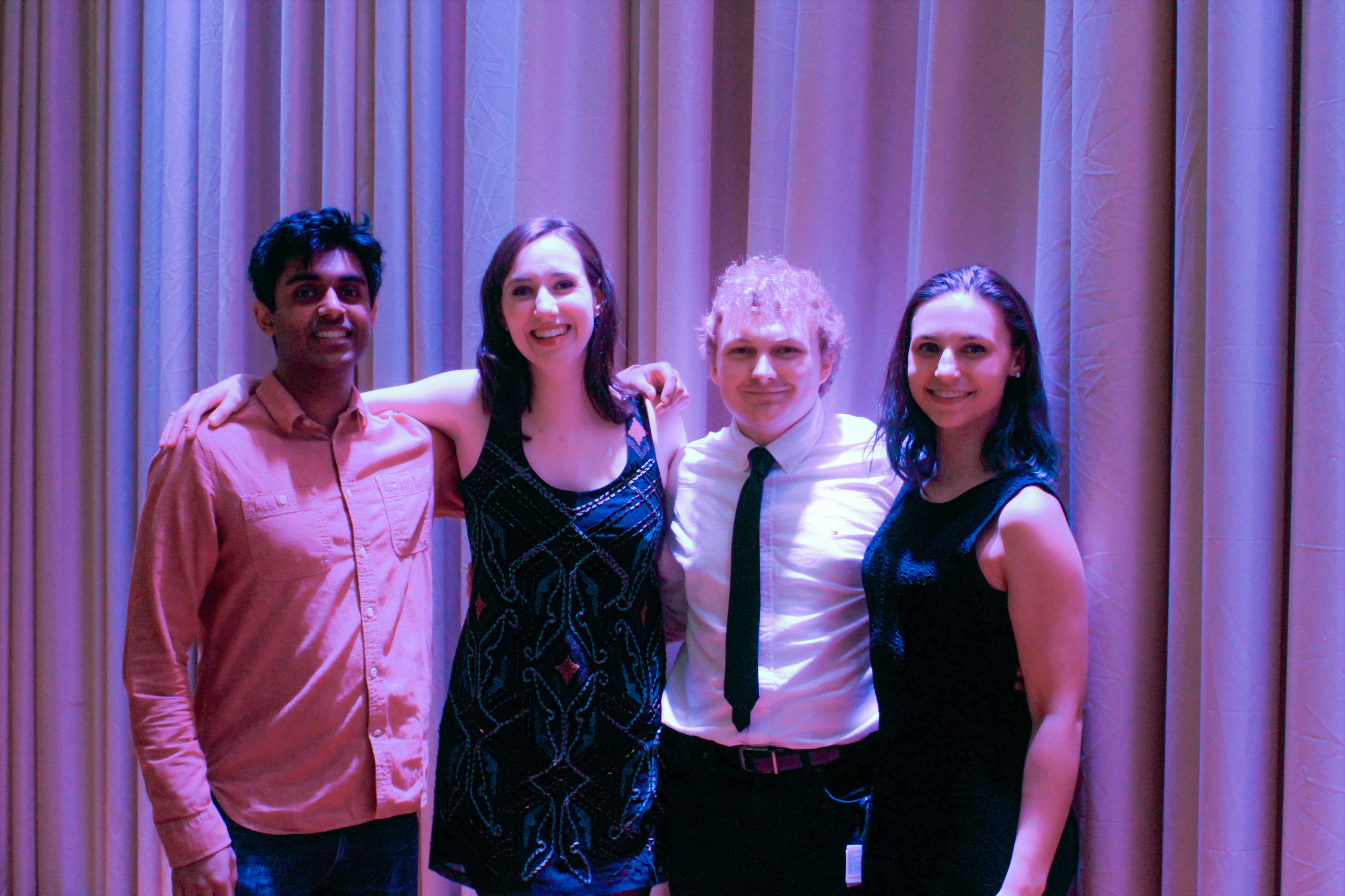 4 UConn dental students who provided music