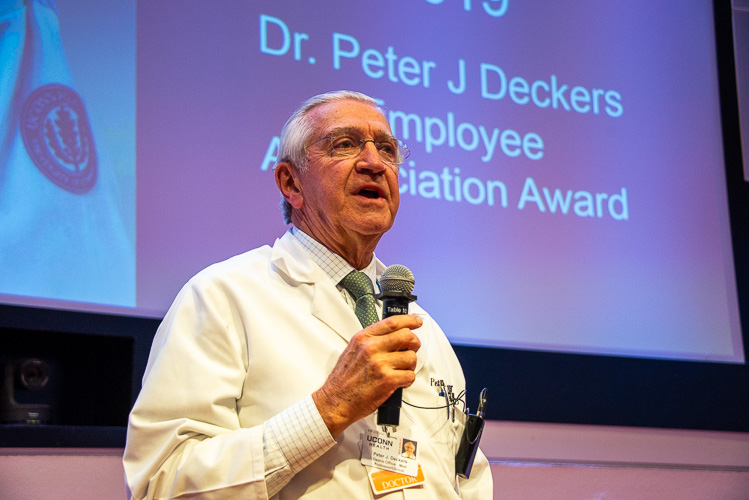 Dr. Peter Deckers introduces the award and its meaning.